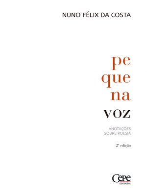 cover image of Pequena voz